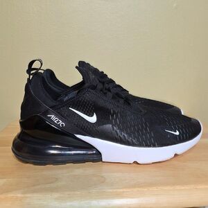 Nike Air Max 270 Shoes Black White AH8050-002 Men’s Size 10